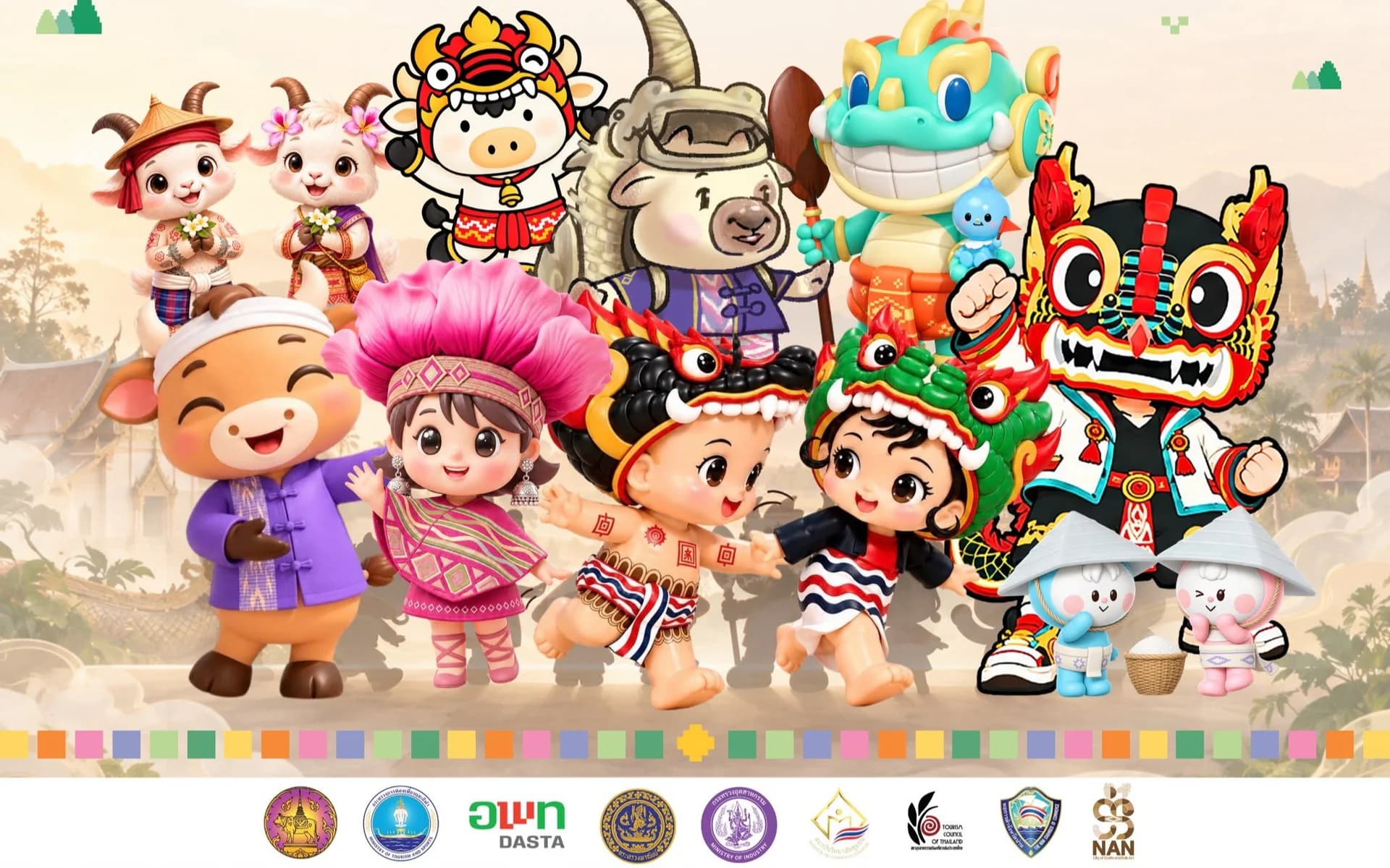 เปิดโหวตแล้ว! ✨🎊 ใครจะได้เป็น “MASCOT ของจังหวัดน่าน” 🎉